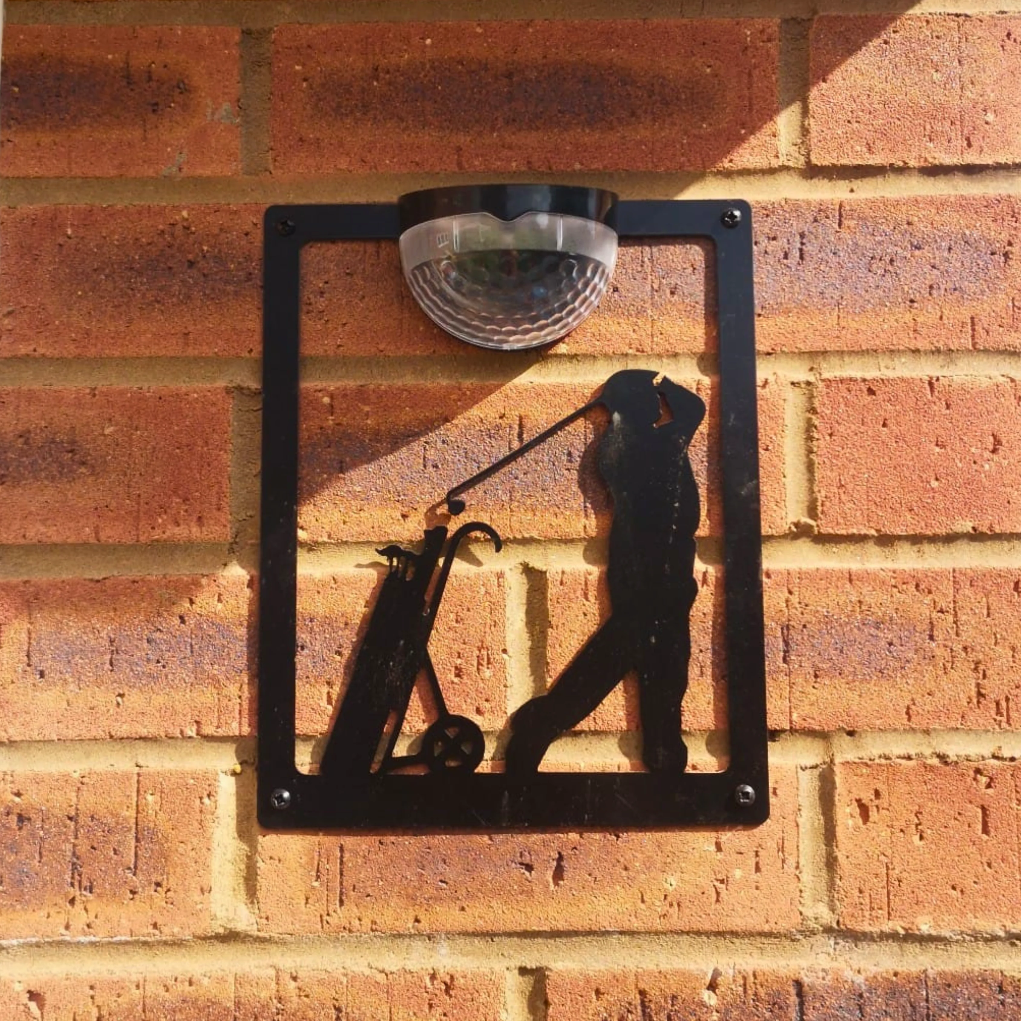 Golfer Solar Light Wall Plaque - Image 10