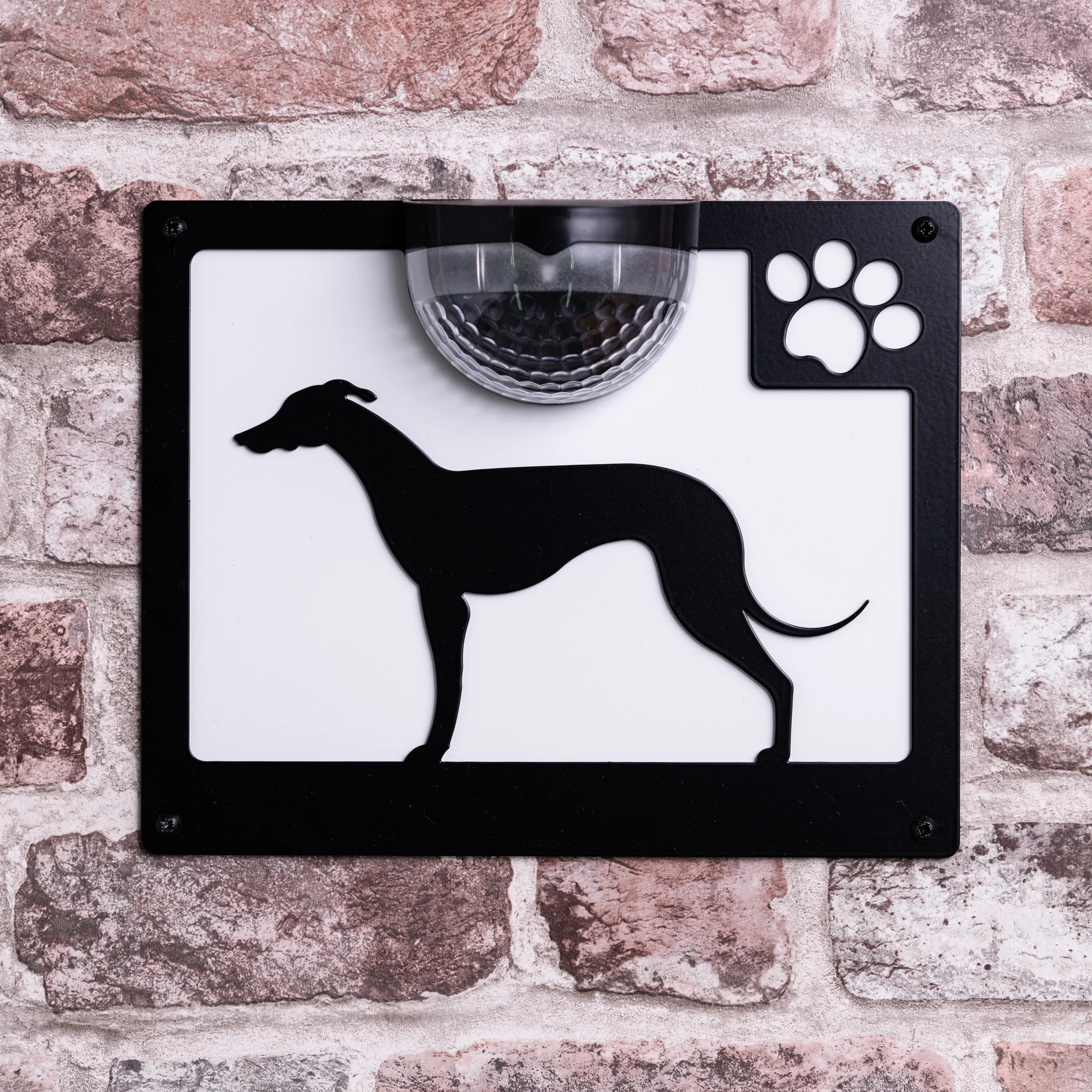 Greyhound Dog Solar Light Wall Plaque - Image 7
