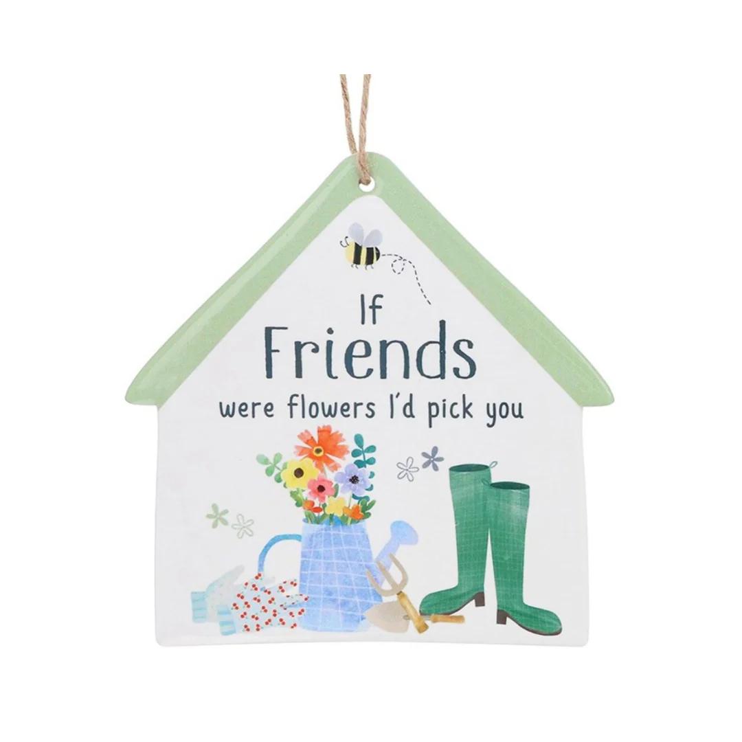 Happy Garden Friends Hanging House Sign - Image 3