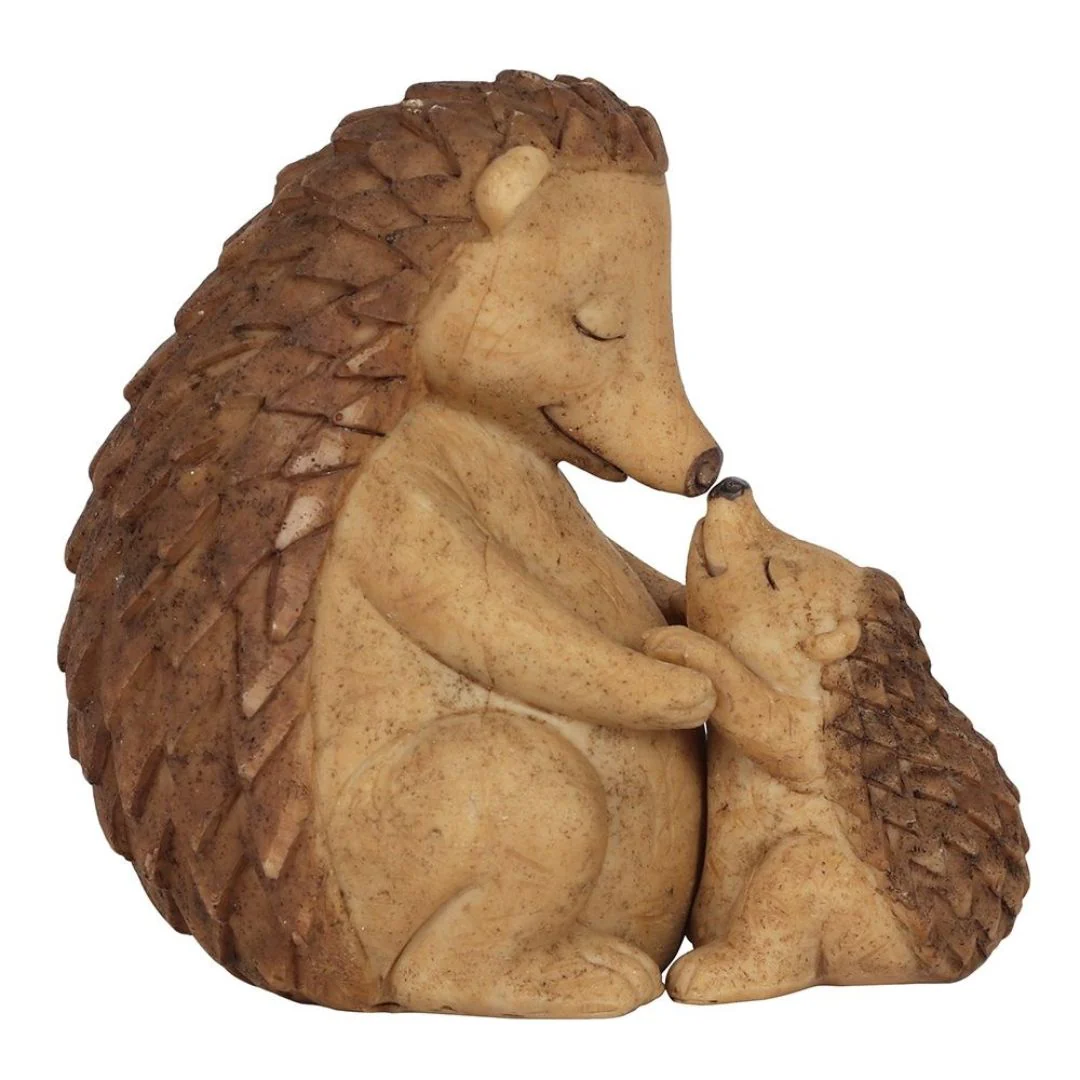 Happy Hoglet Mother and Baby Hedgehog Ornament - Image 4