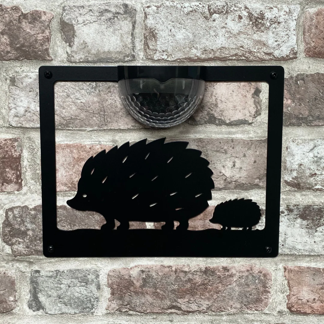 Hedgehog Solar Powered Wall Plaque - Image 3