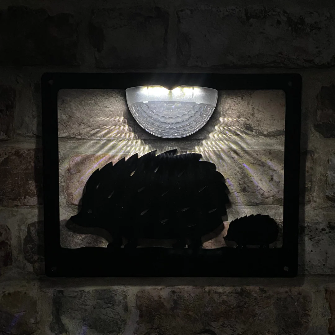 Hedgehog Solar Powered Wall Plaque - Image 4