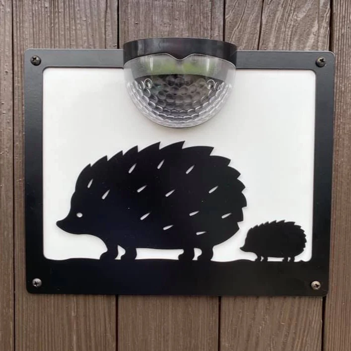 Hedgehog Solar Powered Wall Plaque - Image 7