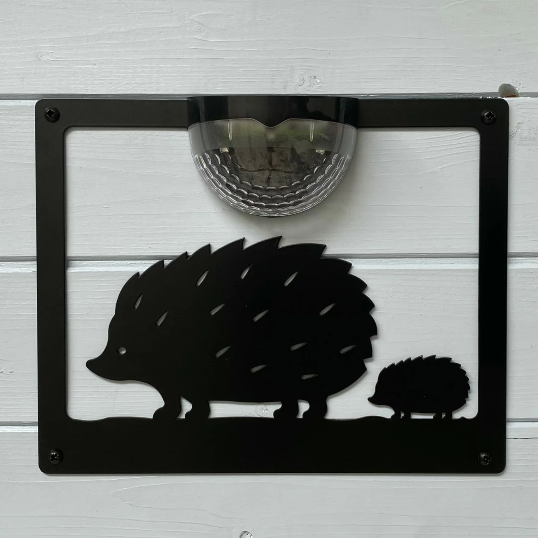 Hedgehog Solar Powered Wall Plaque - Image 8
