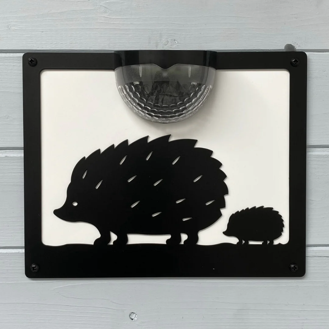 Hedgehog Solar Powered Wall Plaque - Image 9