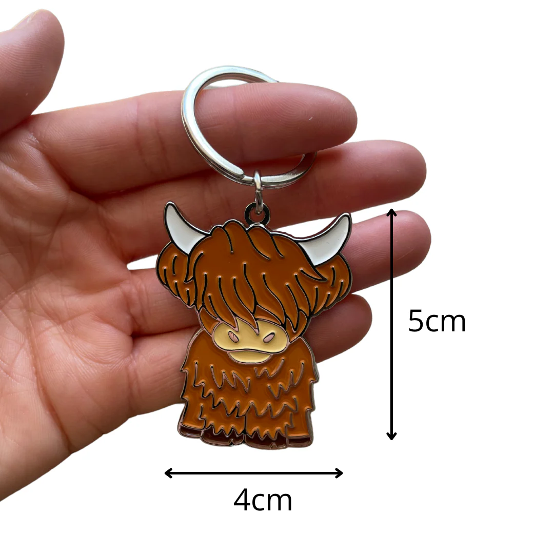 Highland Cow Keyring - Image 5