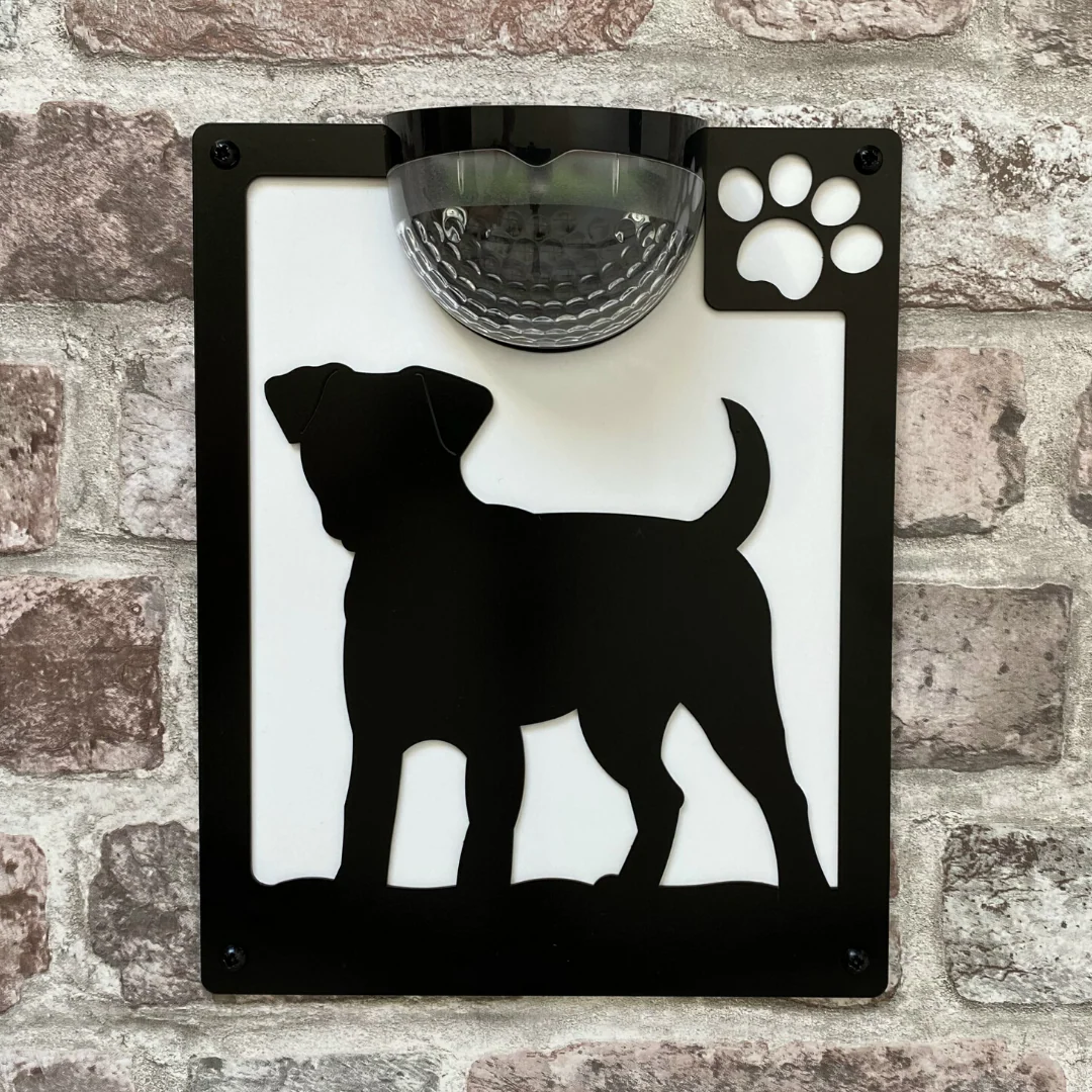 Jack Russell Dog Solar Light Wall Plaque - Image 5