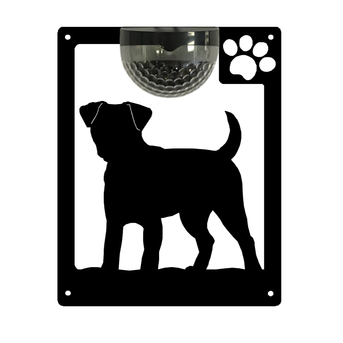 Jack Russell Dog Solar Light Wall Plaque - Image 9