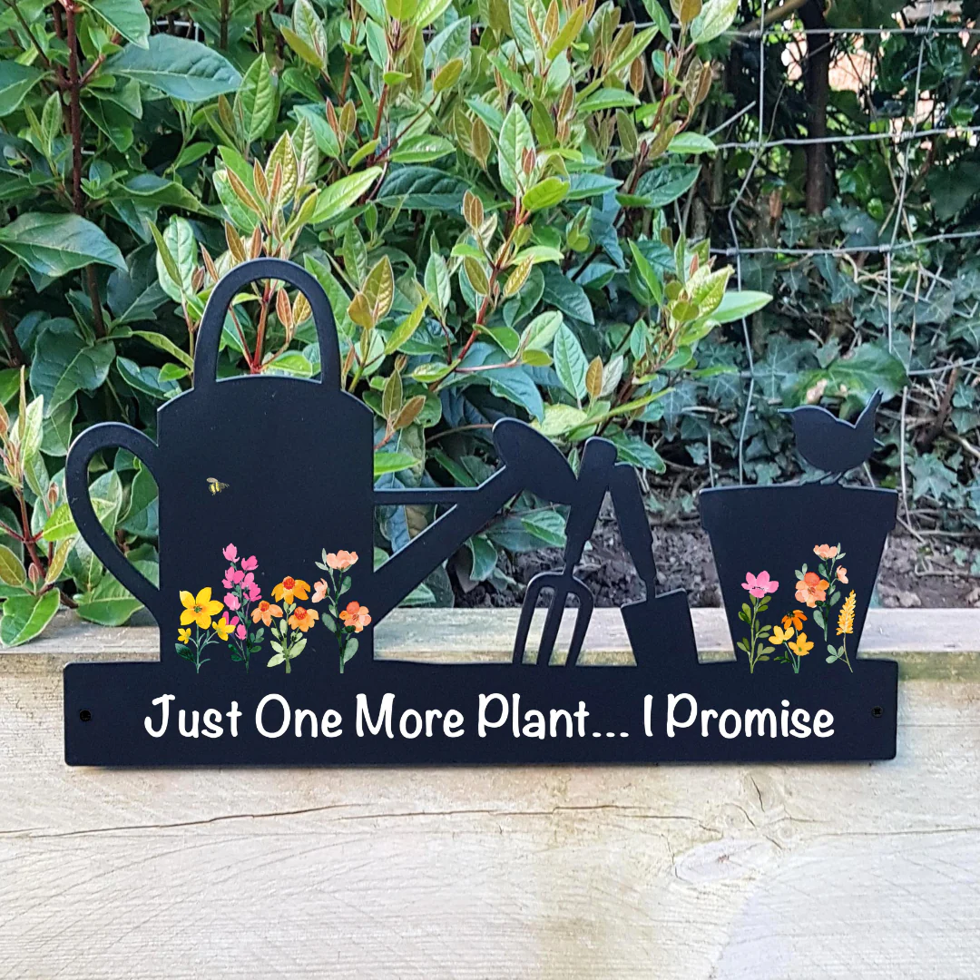 'Just One More Plant...' Large Garden Wall Art - Image 3