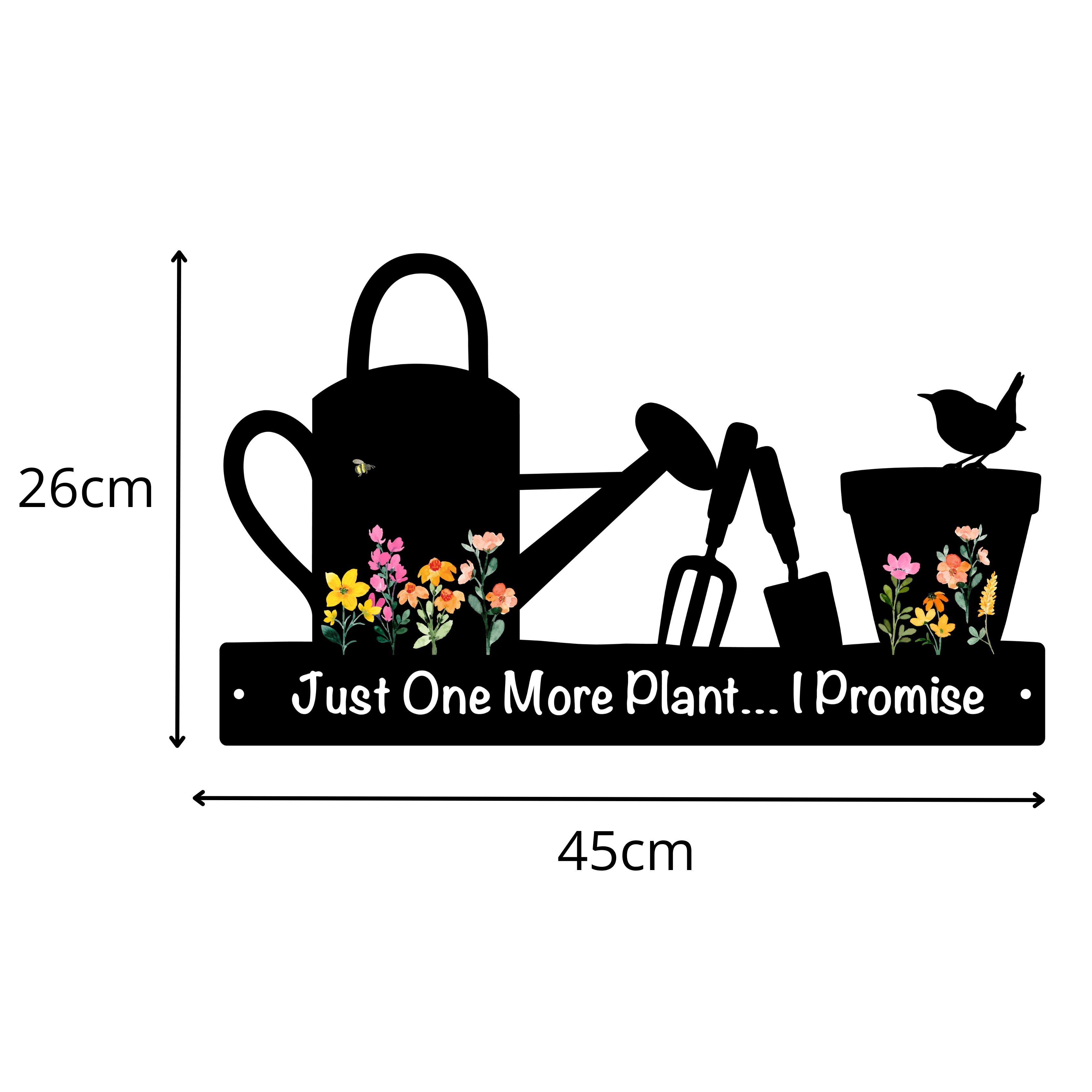'Just One More Plant...' Large Garden Wall Art - Image 5