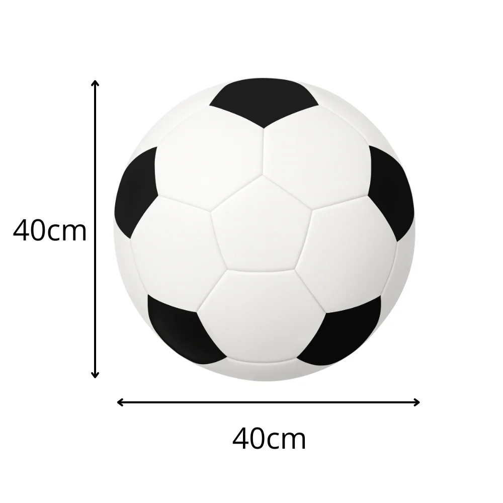 XL Personalised Metal Football Bedroom Wall Decor - Image 5