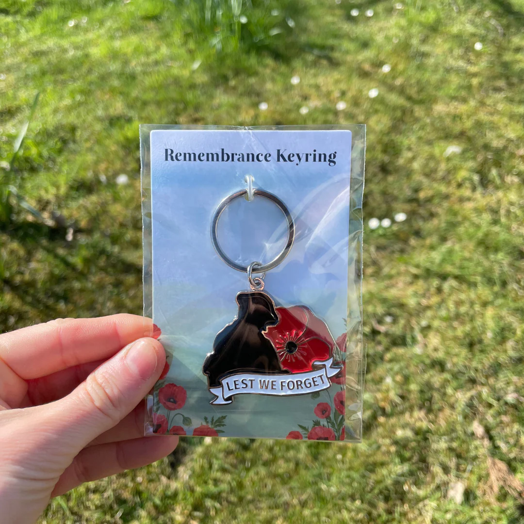Lest We Forget - Remembrance Poppy Keyring - Image 4