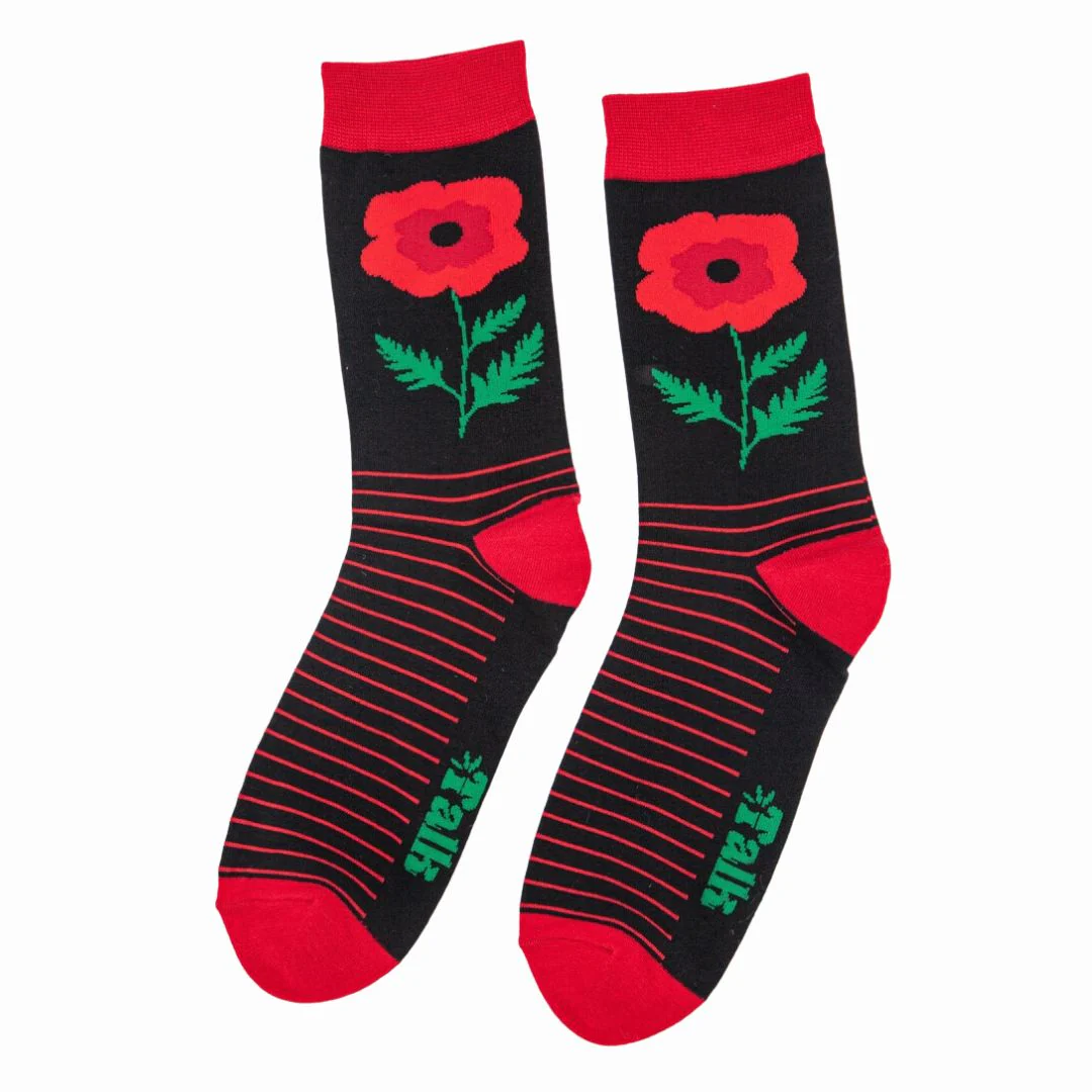 Men's Poppy Bamboo Socks - Image 2
