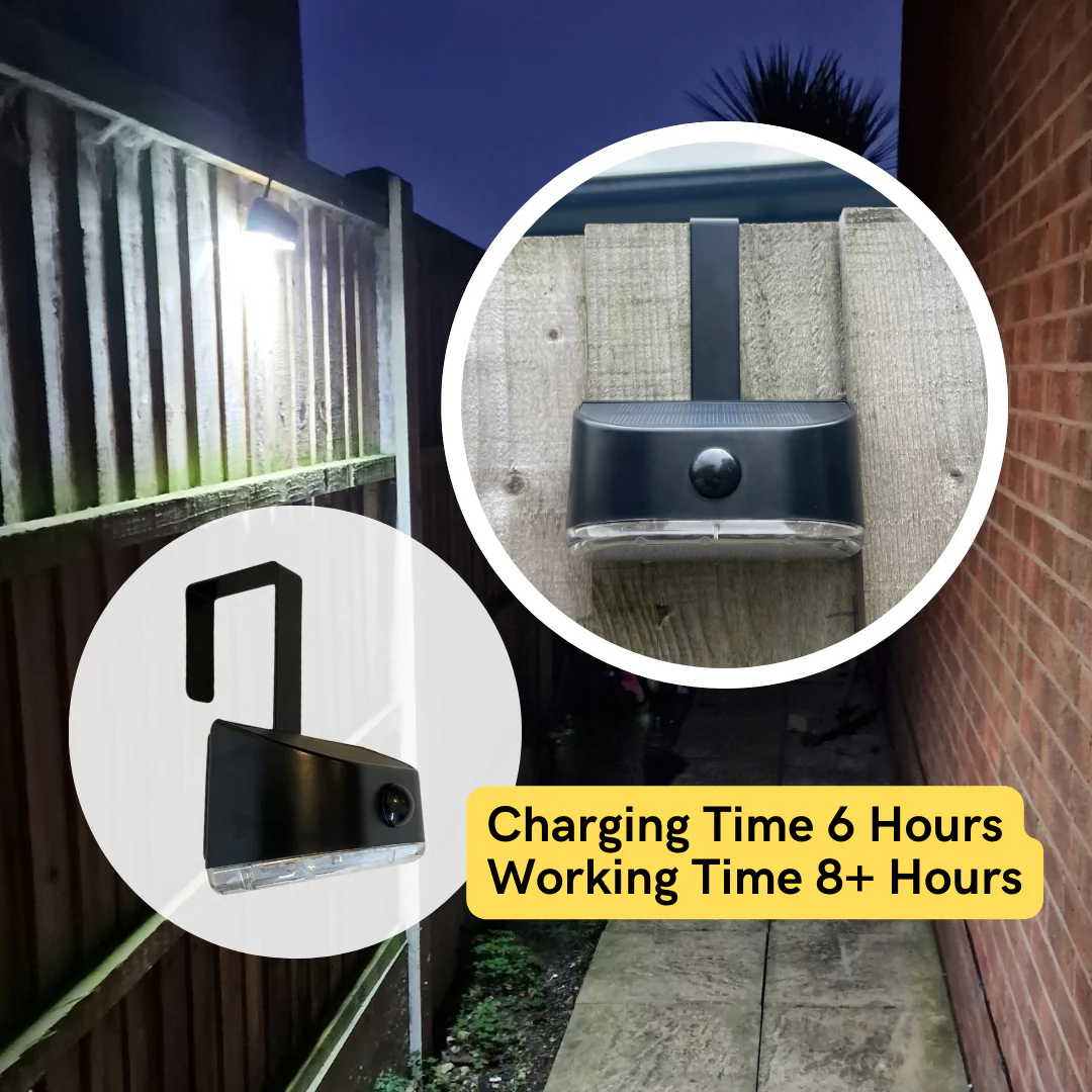 Motion-Sensor Hook Over Fence Lights (Exclusive to Flory’s) – No Drilling, No Wiring! - Image 4