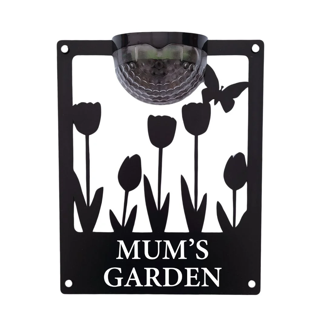 Mum's Garden Solar Light Wall Plaque - Image 9