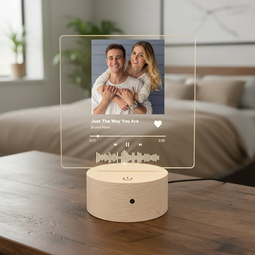 Music Player Style LED Night Light (You Can Personalise Me!) - Image 11