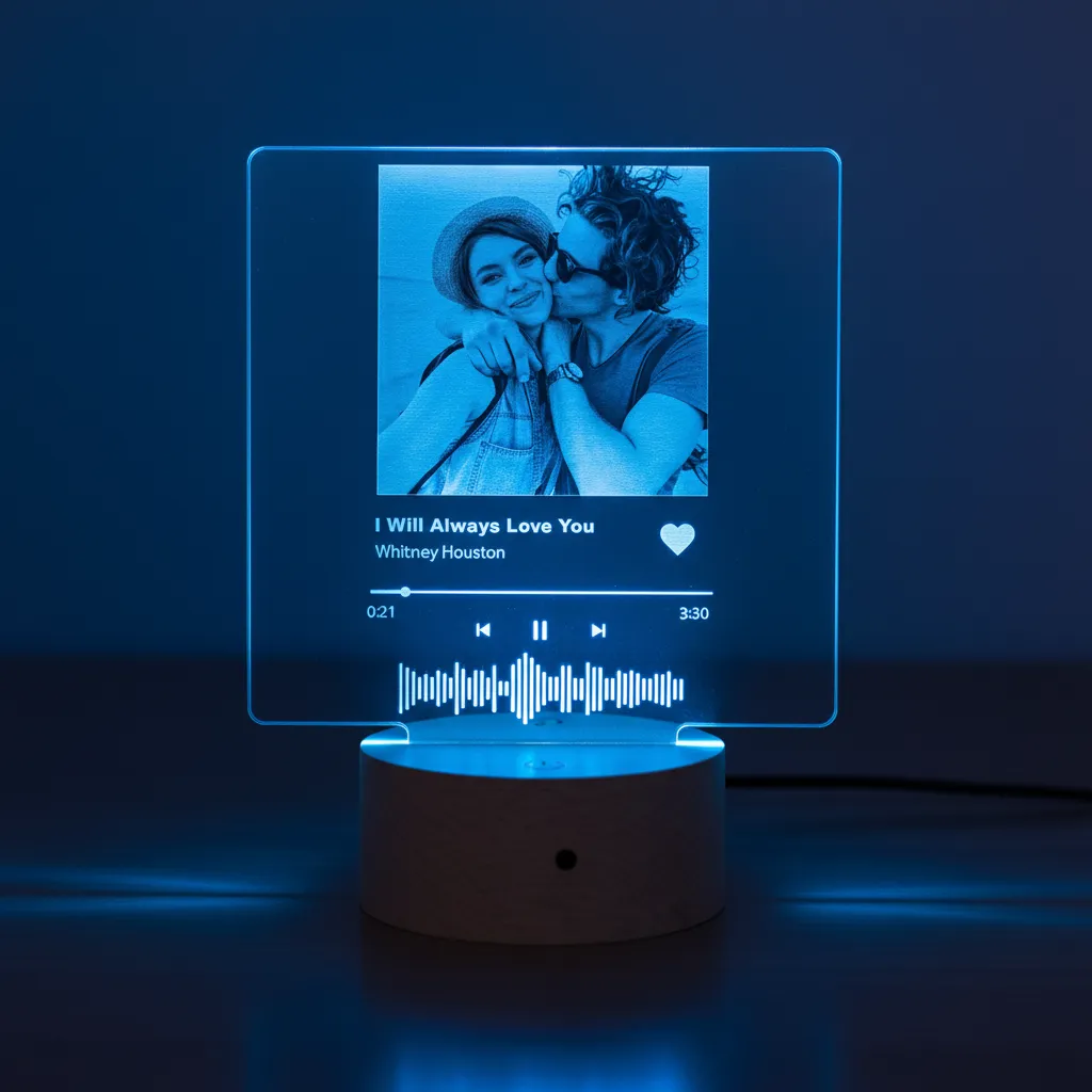 Music Player Style LED Night Light (You Can Personalise Me!) - Image 6