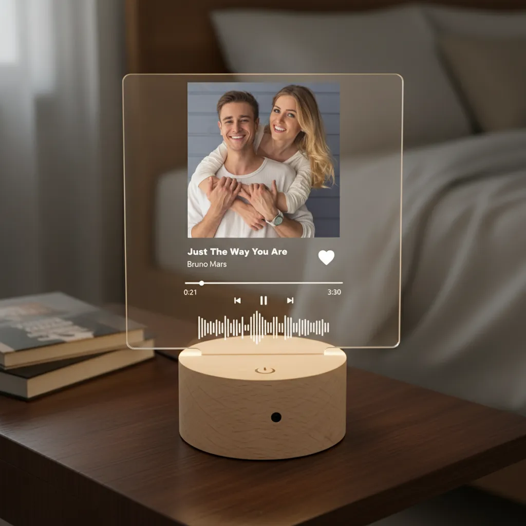 Music Player Style LED Night Light (You Can Personalise Me!) - Image 7