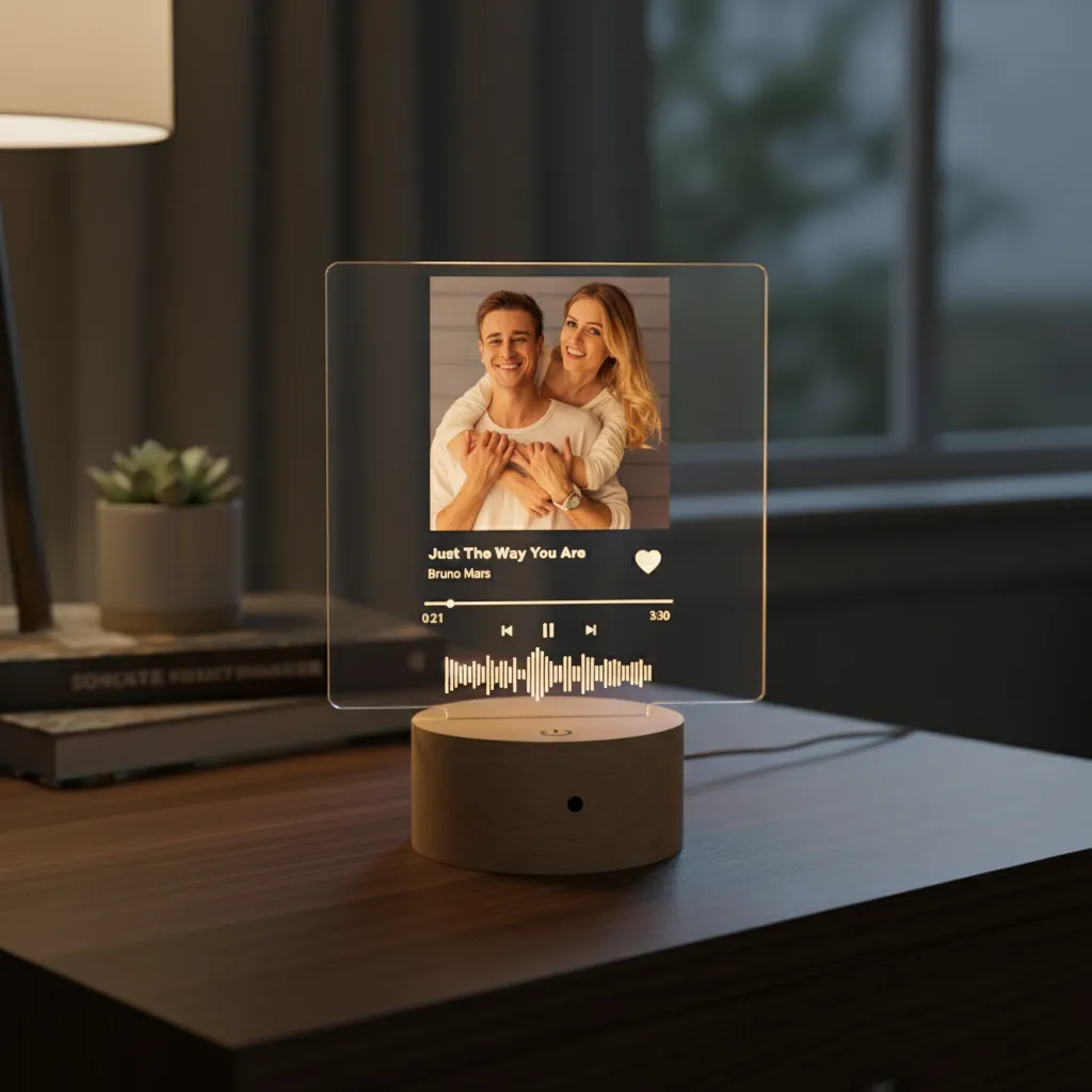 Music Player Style LED Night Light (You Can Personalise Me!) - Image 9