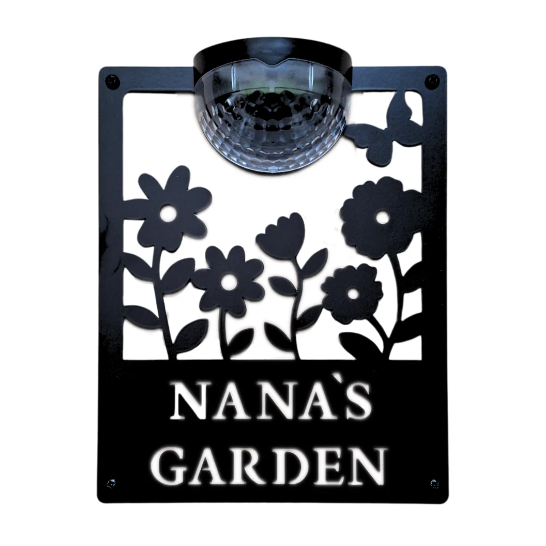 Nana's Garden Sign with Solar Powered Light - Image 9