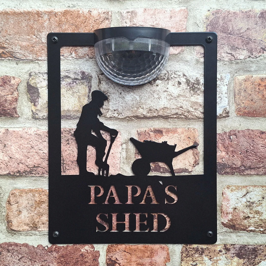 Papa's Shed Solar Powered Light - Image 7