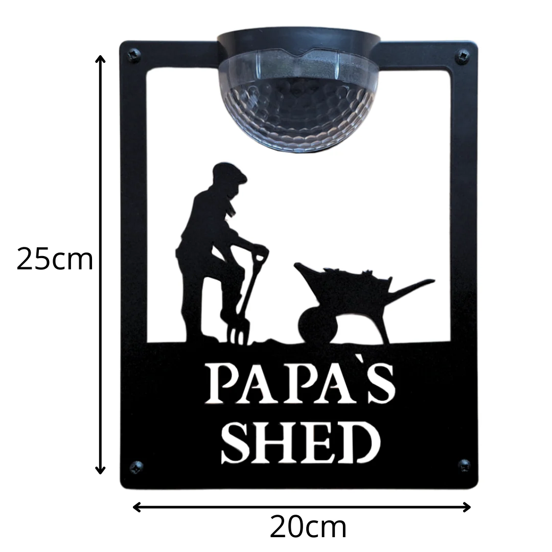 Papa's Shed Solar Powered Light - Image 9