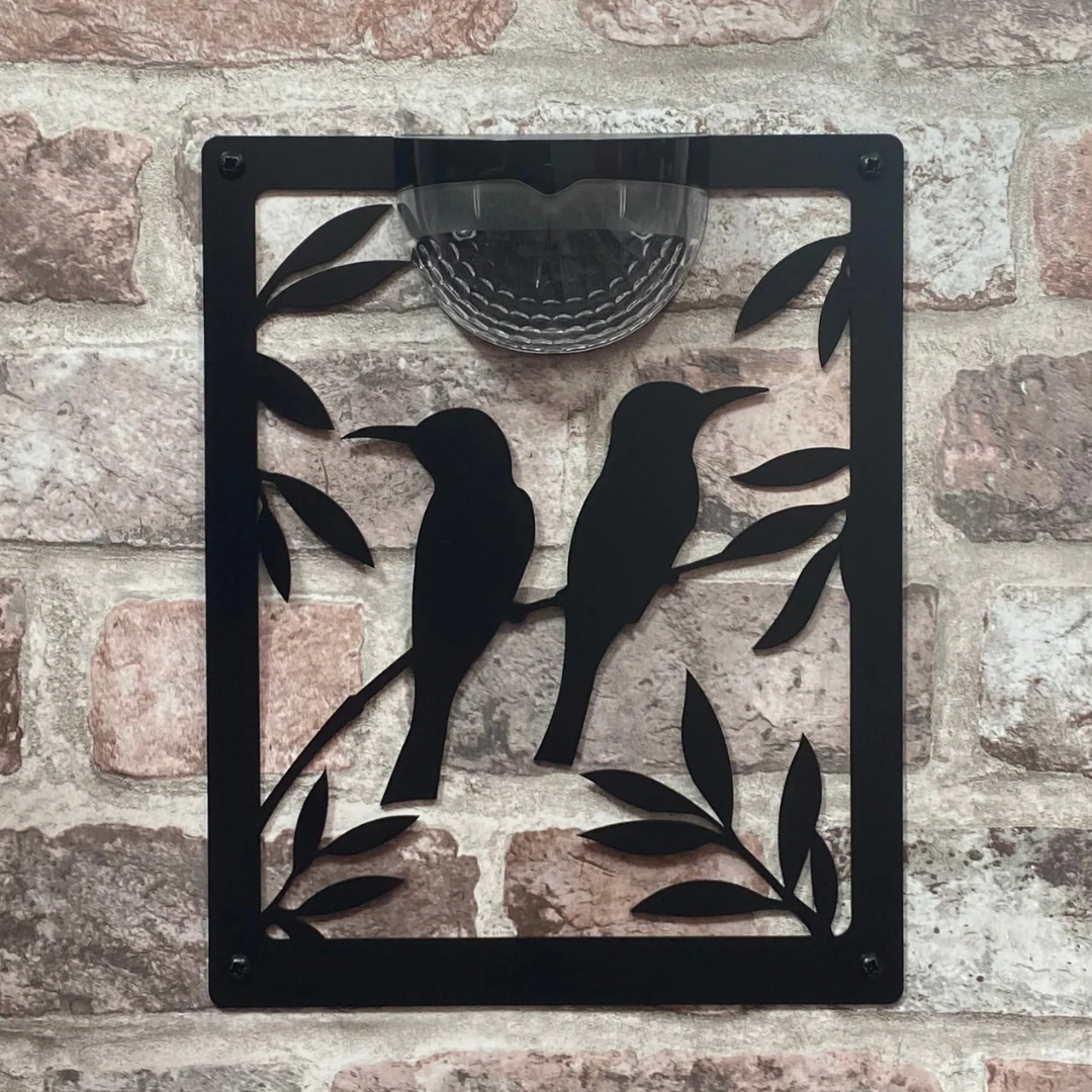 Two Birds Solar Light Wall Plaque - Image 10