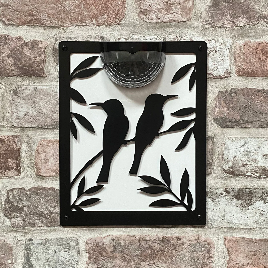 Two Birds Solar Light Wall Plaque - Image 11