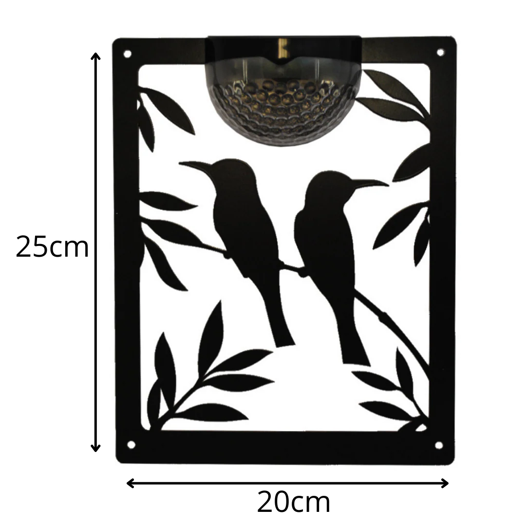 Two Birds Solar Light Wall Plaque - Image 12