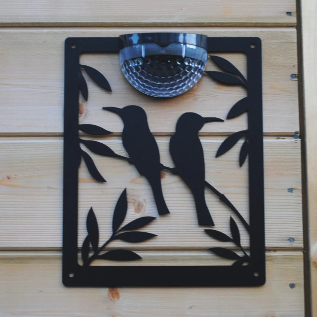 Two Birds Solar Light Wall Plaque - Image 8
