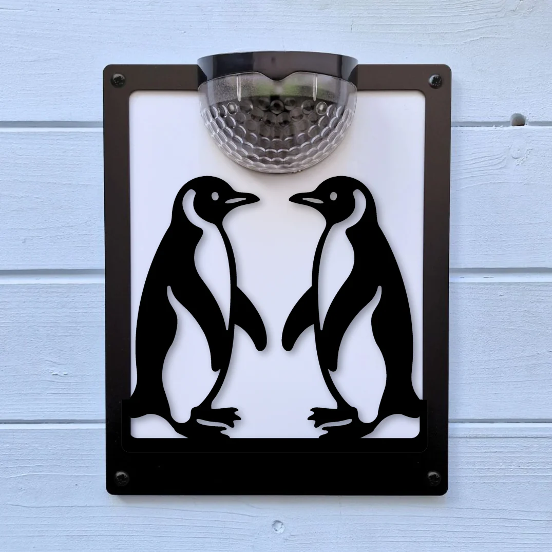 Penguin Partners Solar Light Wall Plaque (You Can Personalise Me!) - Image 3