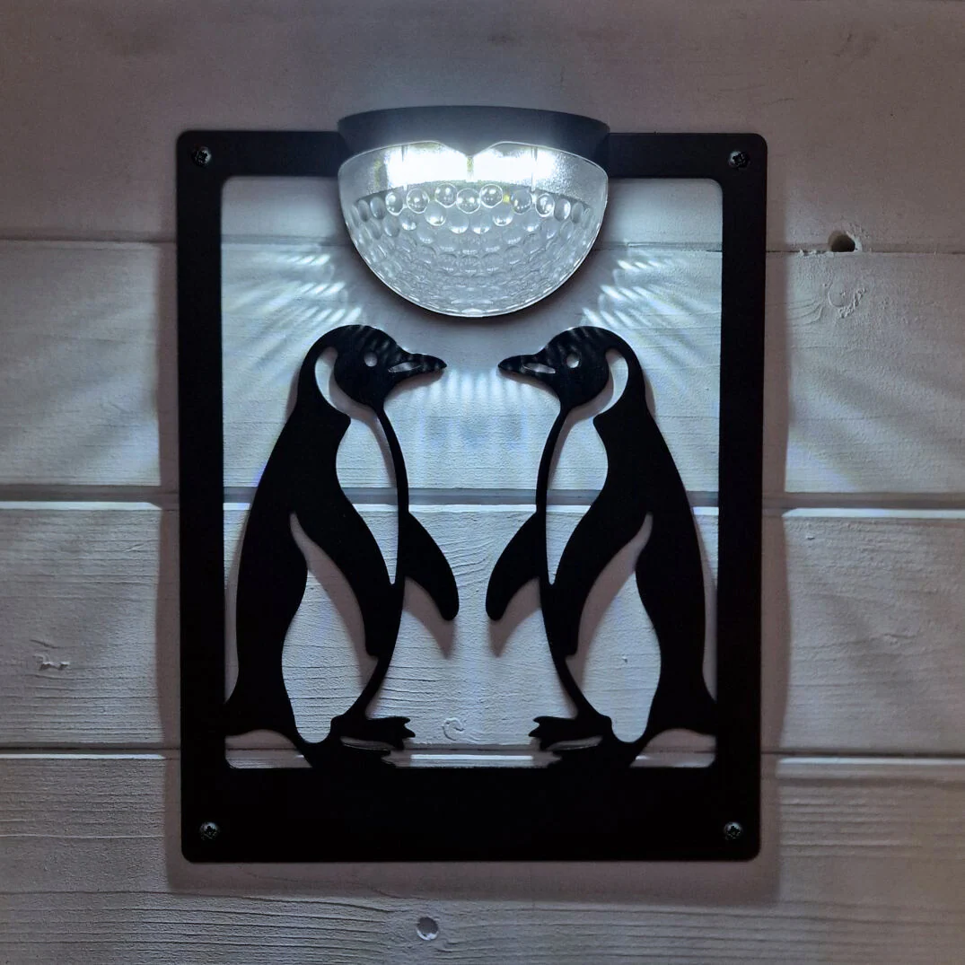 Penguin Partners Solar Light Wall Plaque (You Can Personalise Me!) - Image 4