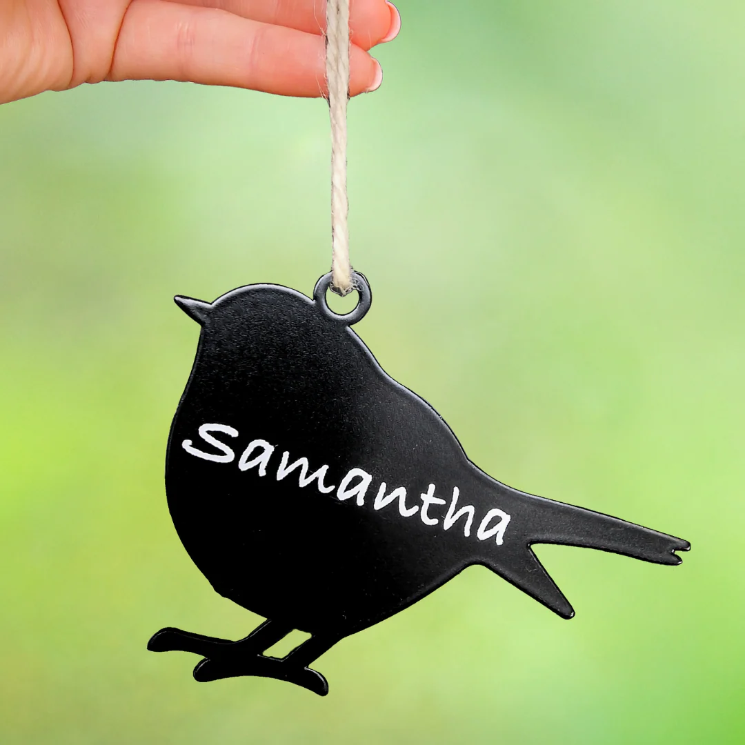 Personalised Robin Hanging Decoration - Image 4