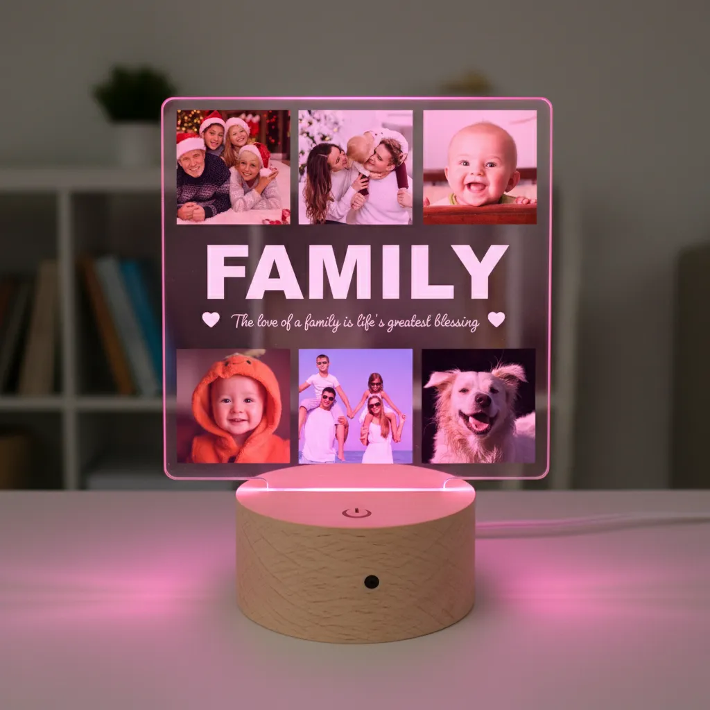 Photo Grid LED Night Light (You Can Personalise Me!) - Image 2
