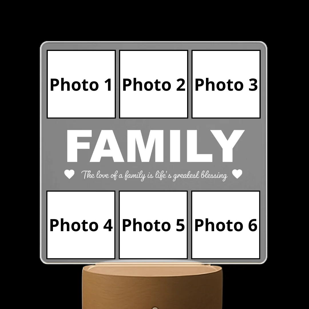 Photo Grid LED Night Light (You Can Personalise Me!) - Image 6