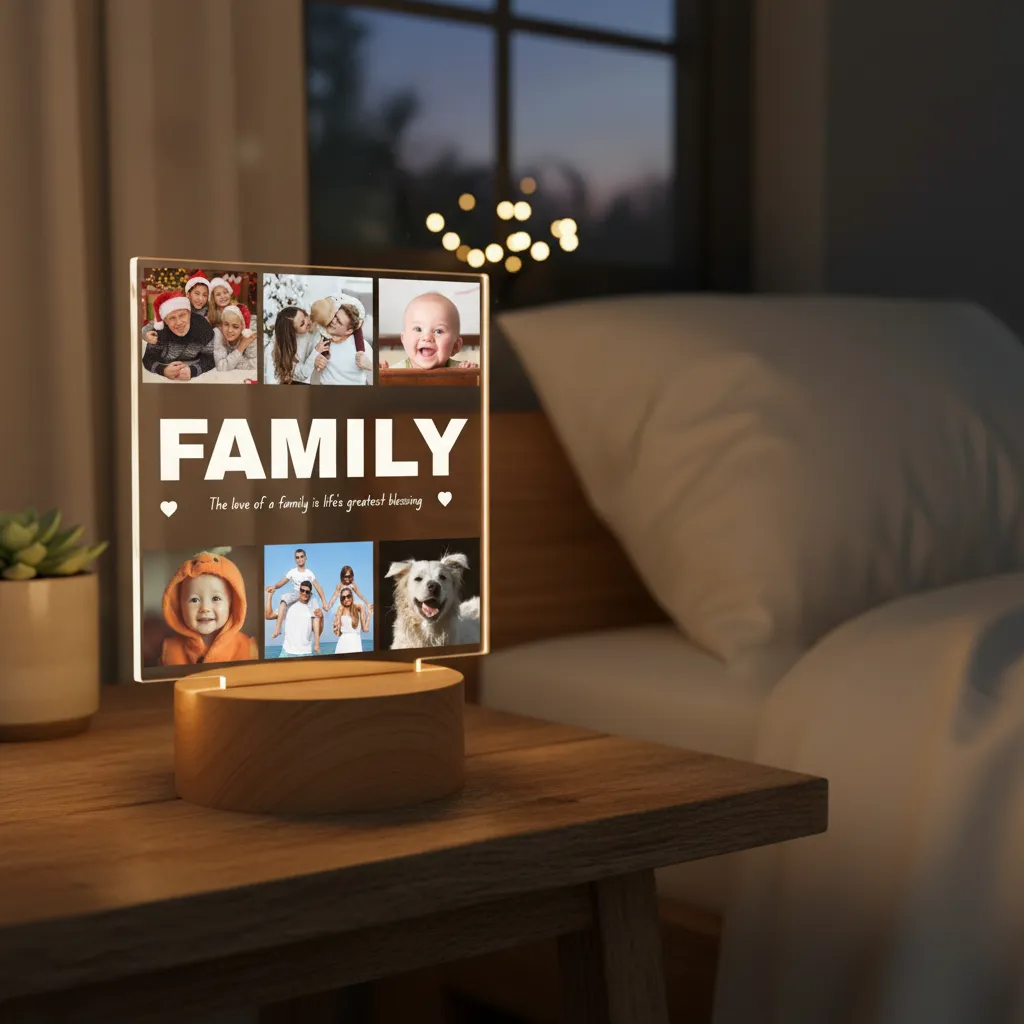 Photo Grid LED Night Light (You Can Personalise Me!) - Image 7