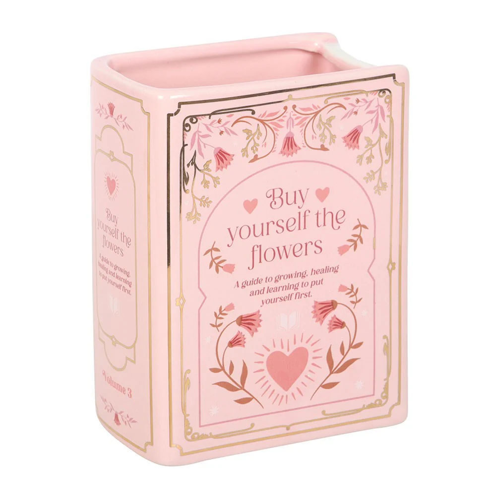Pink Book Shaped Vase - Image 2