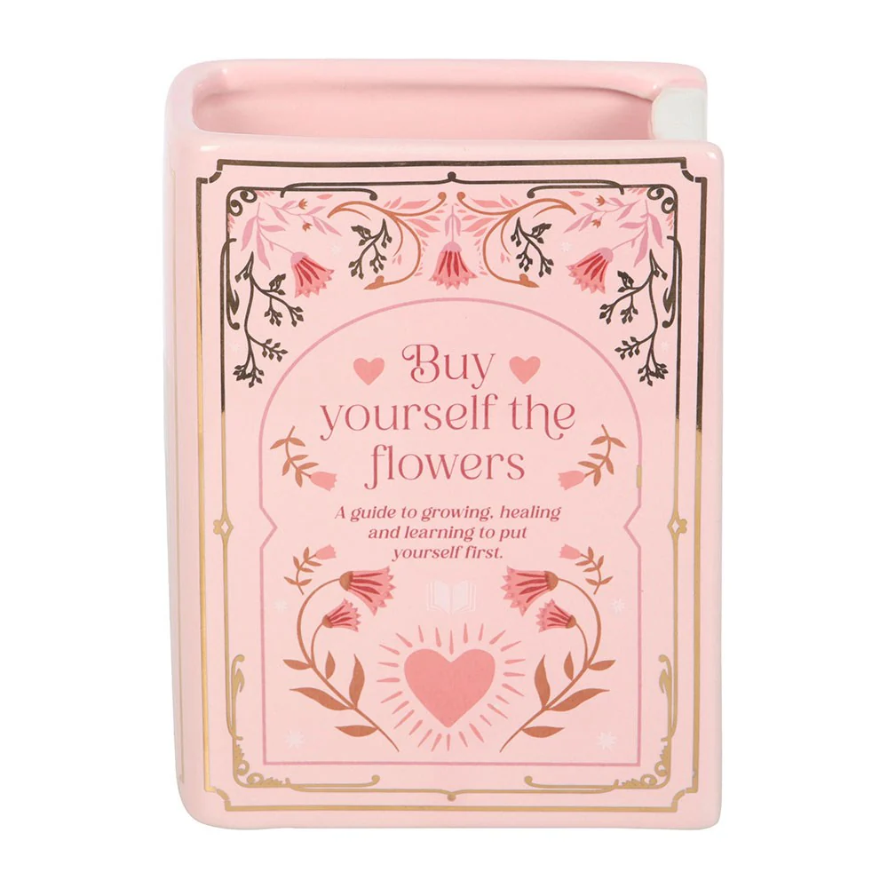 Pink Book Shaped Vase - Image 3