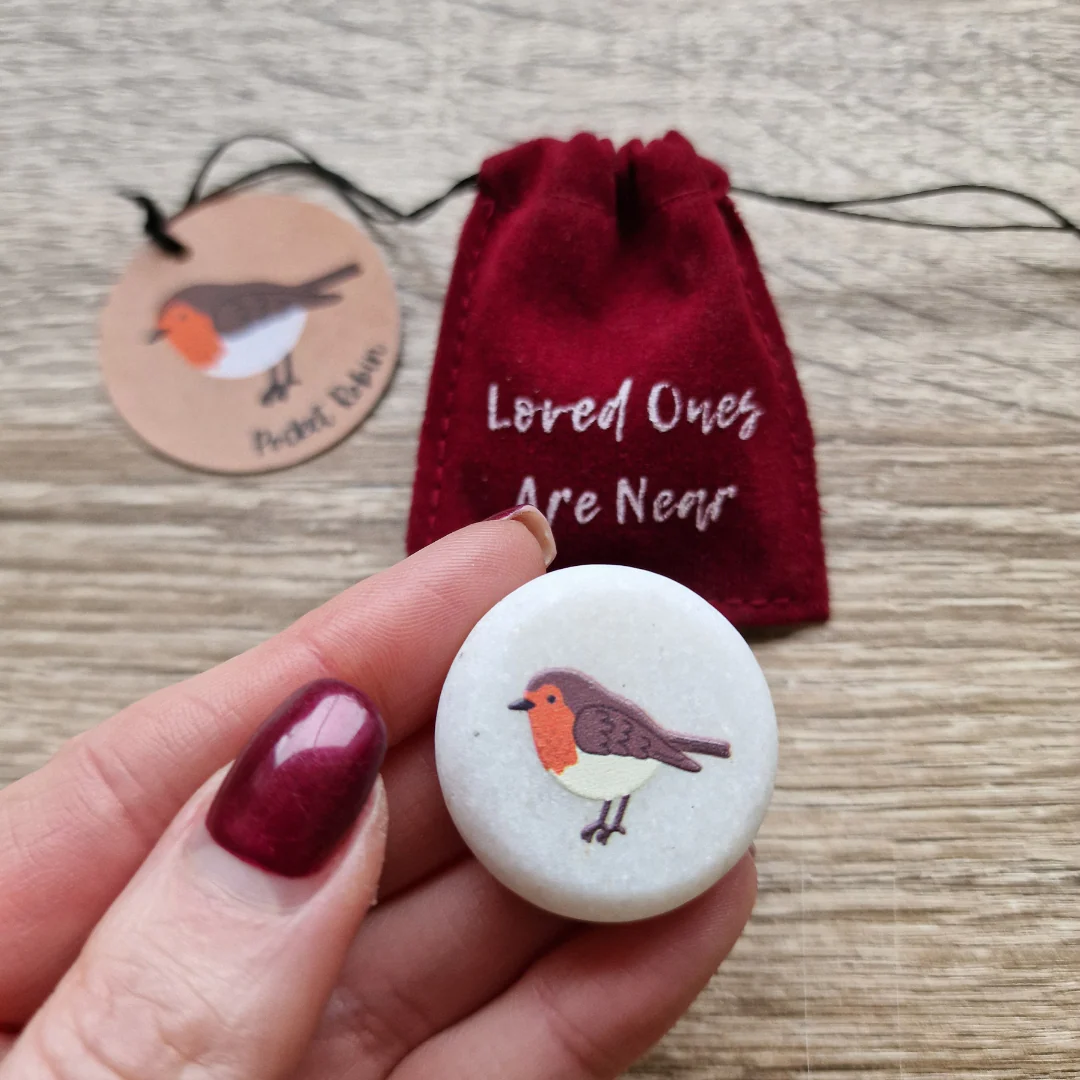 Pocket Robin Sentiment Stone - Image 8
