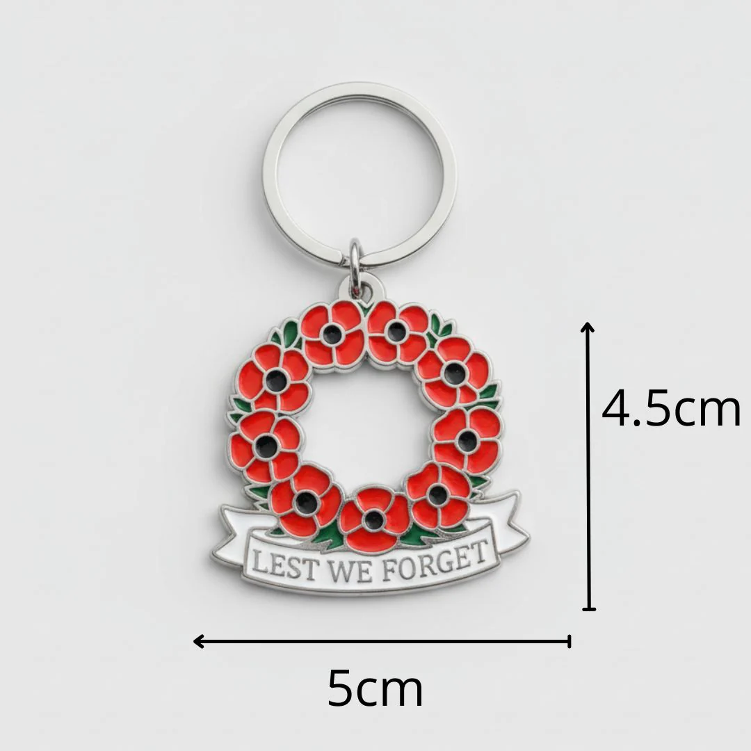 Poppy Wreath Keyring - Image 5