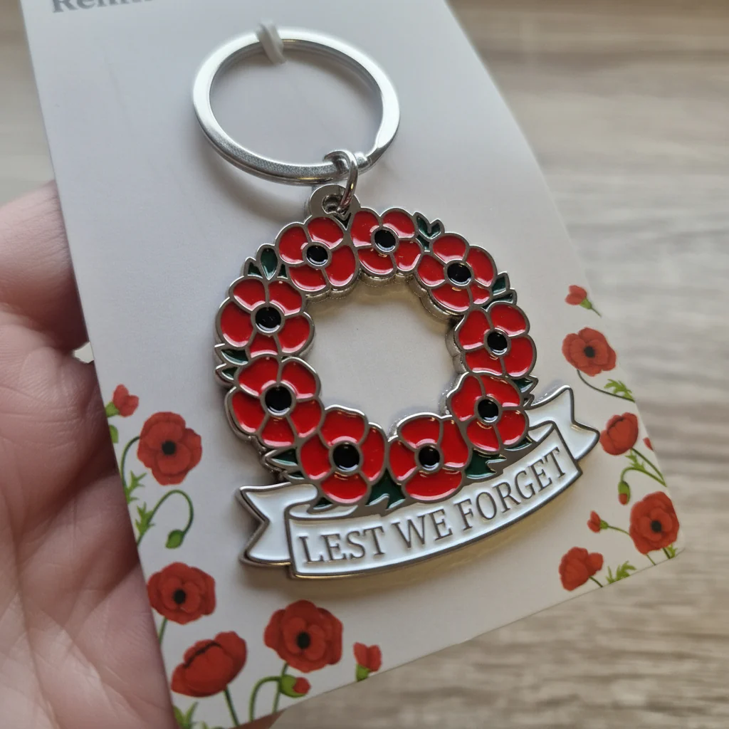 Poppy Wreath Keyring - Image 6