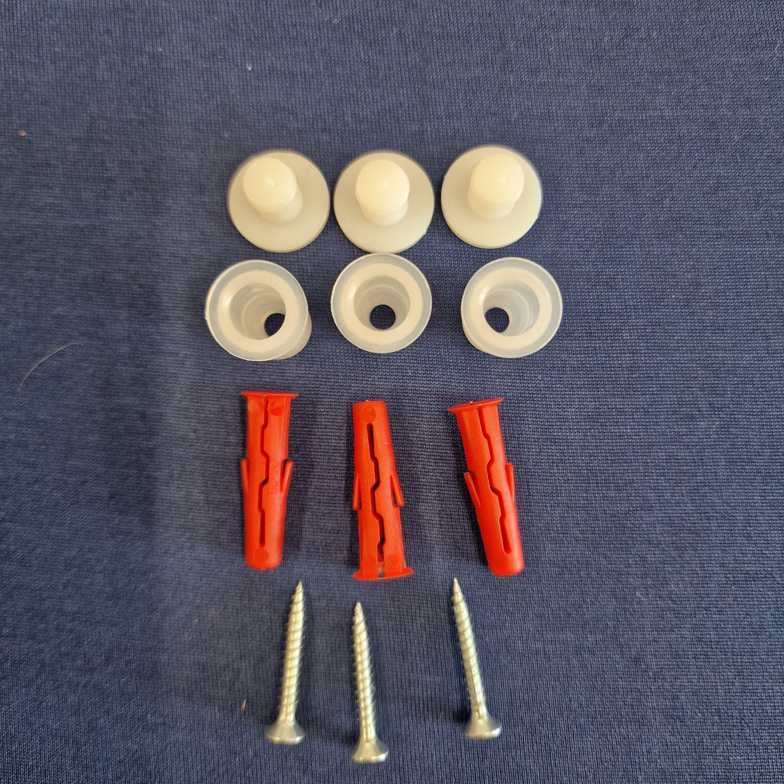 House Sign - Pack of 3 Cap Attachments, Screws, and Wall Plugs - Image 2