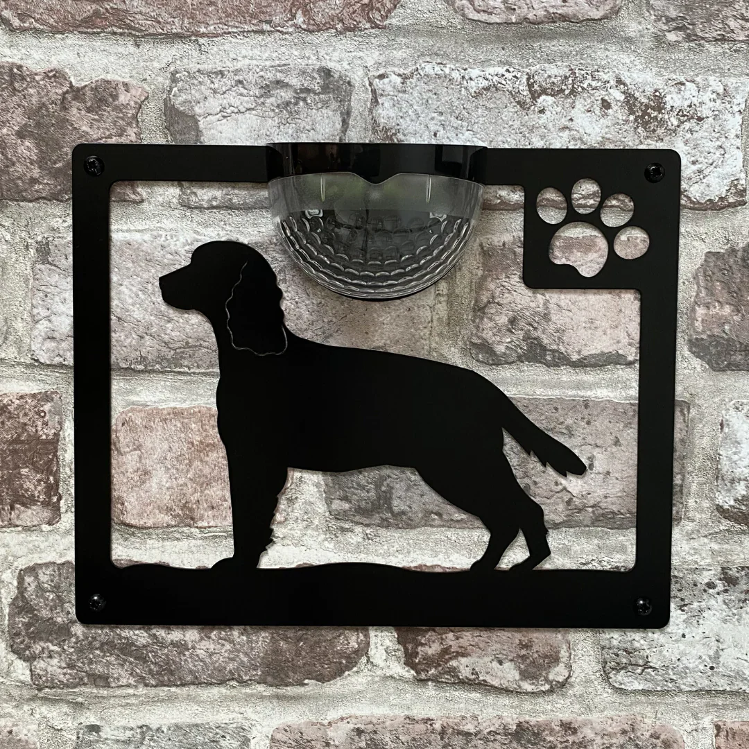 Springer Spaniel Dog Solar Light Wall Plaque - Image 9
