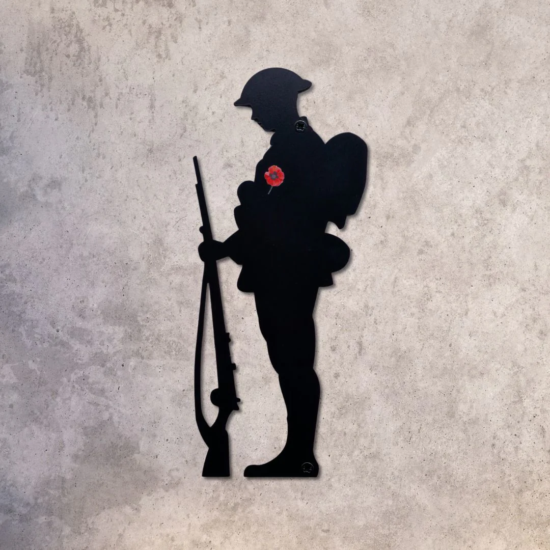 Remembrance Soldier Wall Art 30cm - Image 3