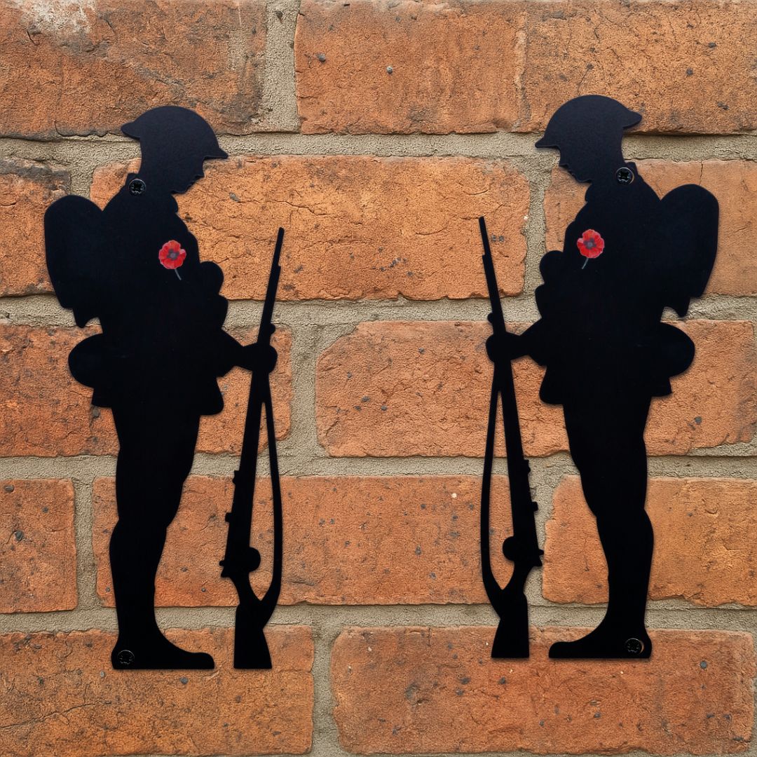 Remembrance Soldier Wall Art 30cm - Image 6