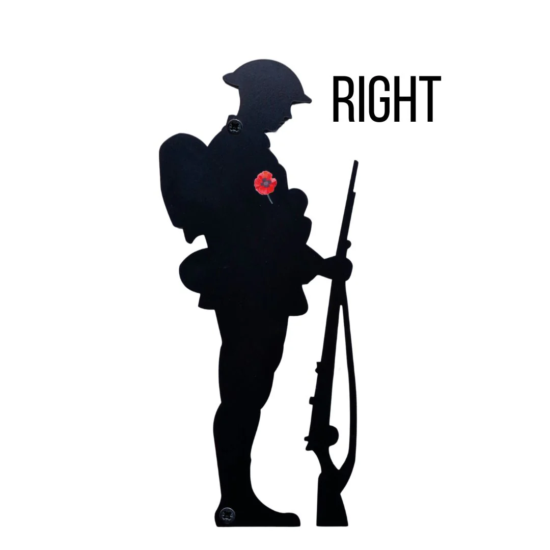 Remembrance Soldier Wall Art 30cm - Image 7