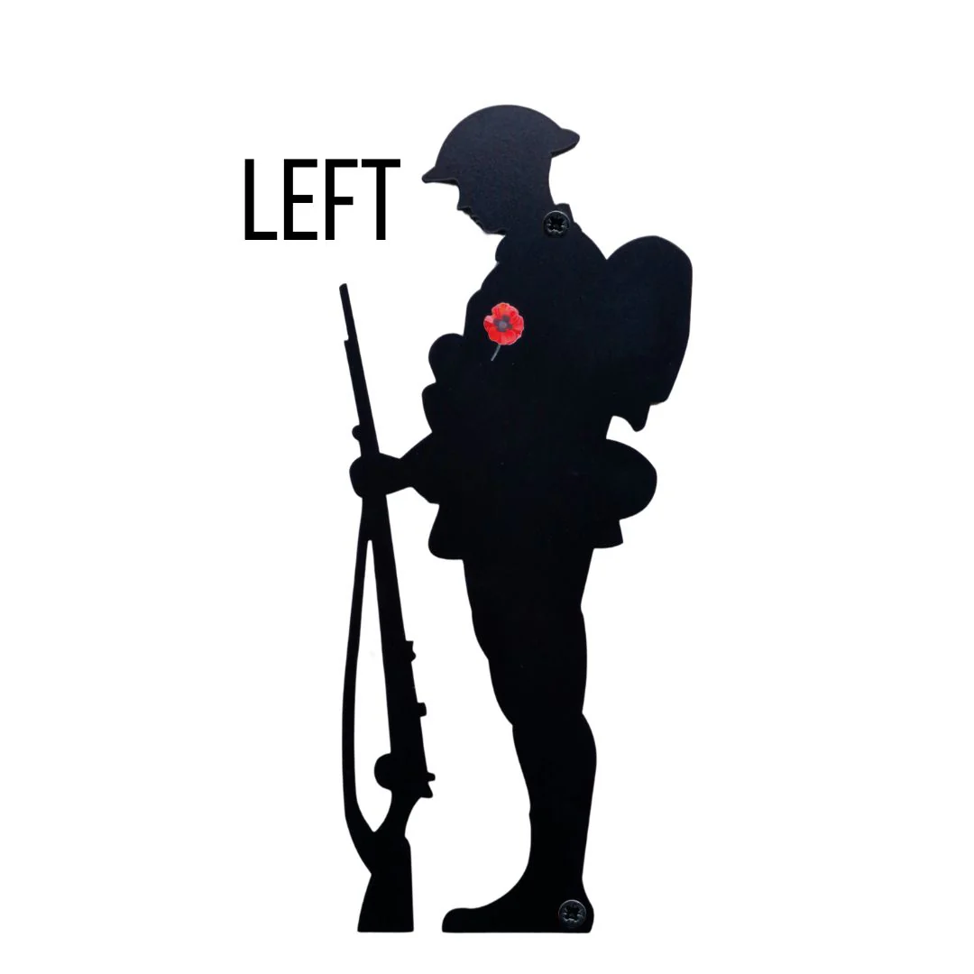 Remembrance Soldier Wall Art 30cm - Image 8