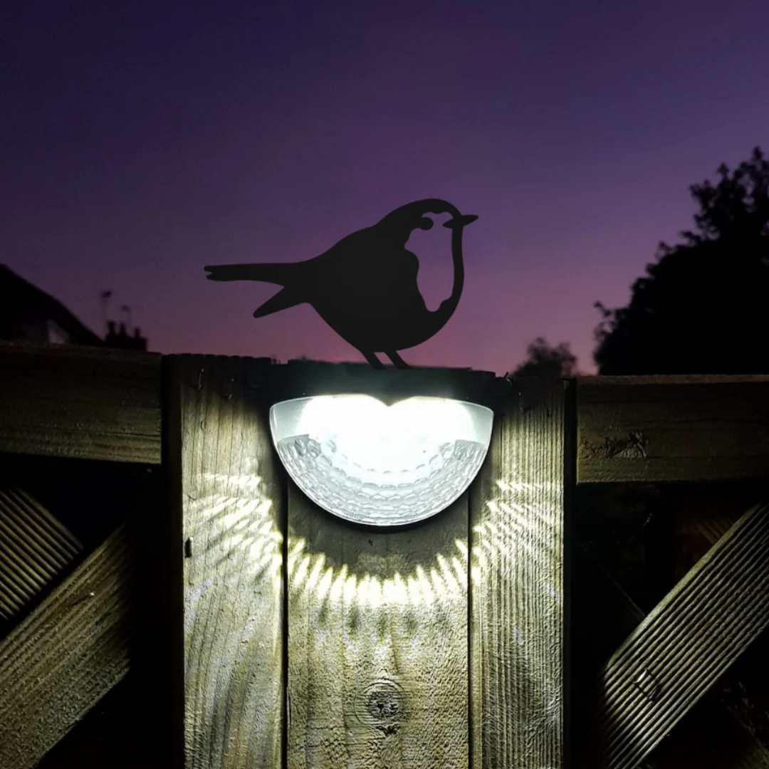 Robin Cut-Out Solar Powered LED Light - Image 3
