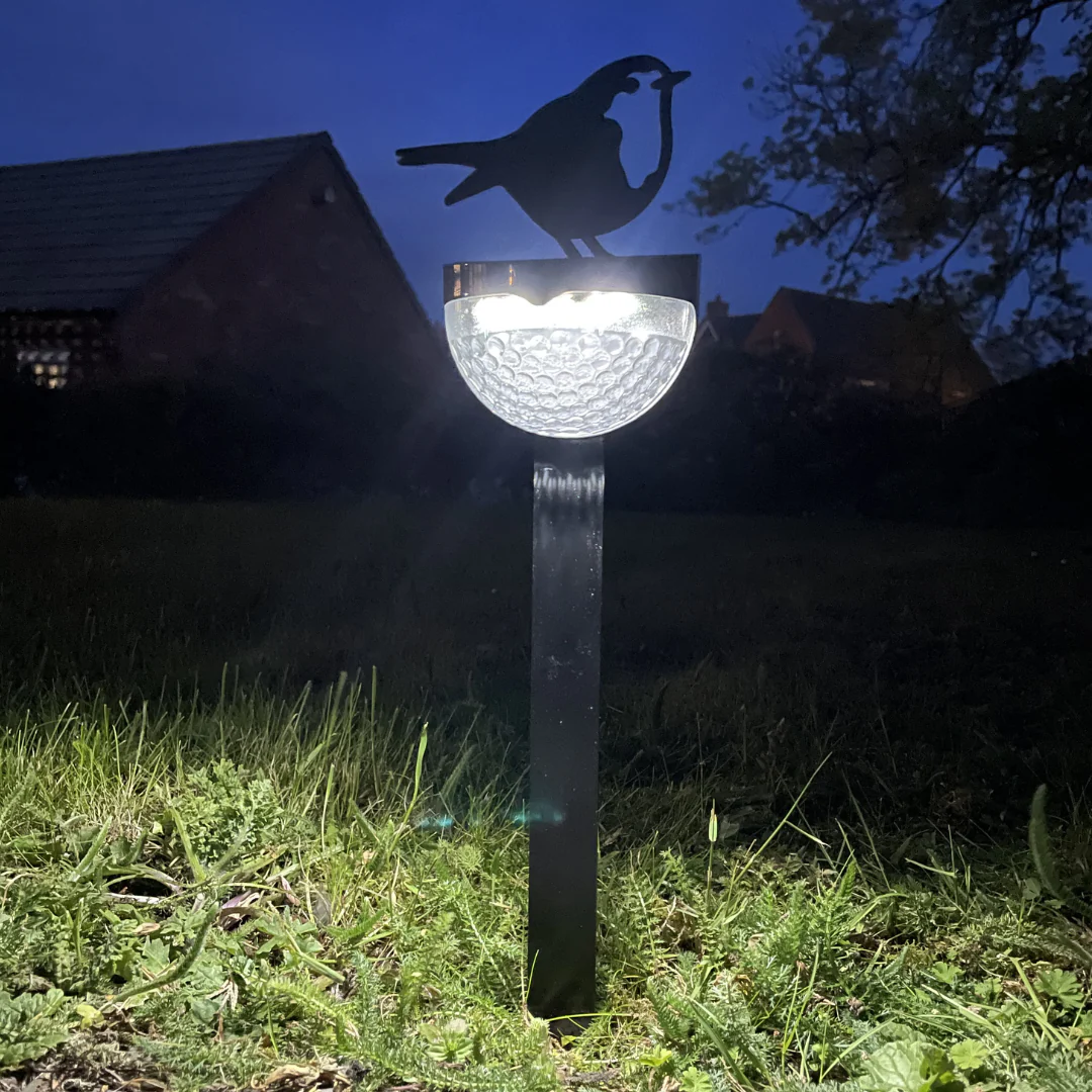 NEW! Robin Metal Solar Stake - Image 2