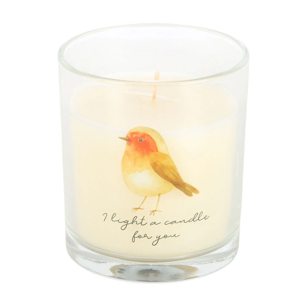 Robin Remembrance Cranberry & Clove Candle - Image 3